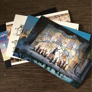Disney Pixar Movie Postcards: Ratatouille 5 pack.